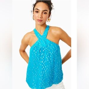 BNWT Gorgeous Lilly Pulitzer Rori Halter Tank Top